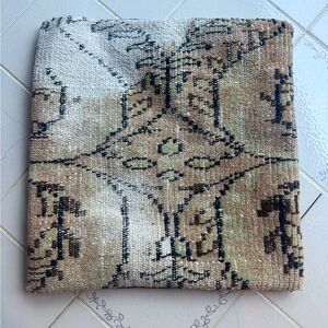 Handmade Vintage Patterned Textile Turkish Cushion Cover